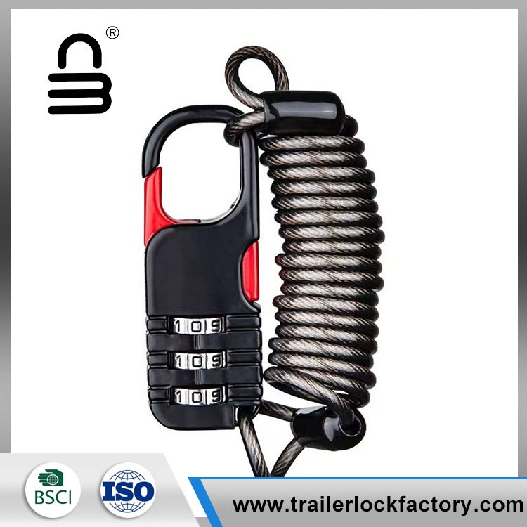 Замок для шлема из проволочной веревки